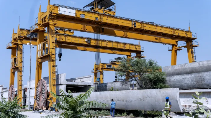 metro of Ahmedabad India 